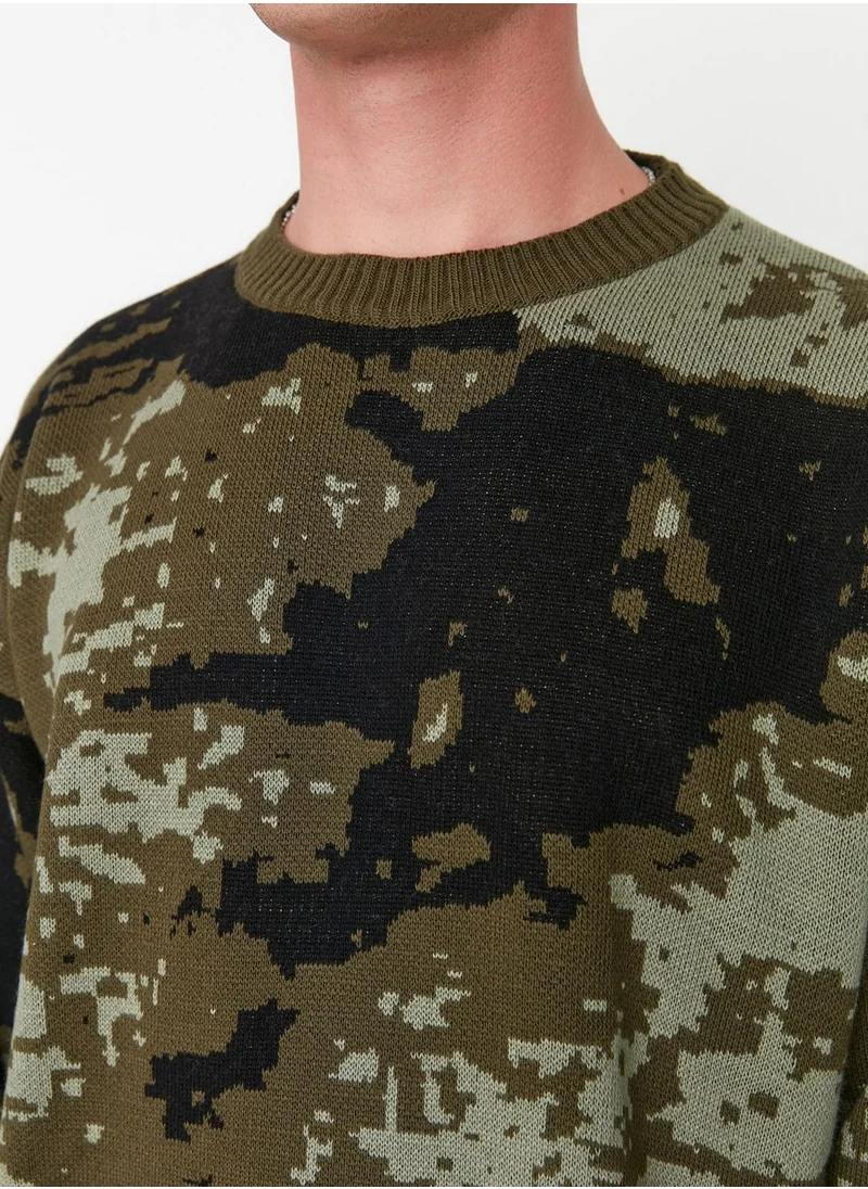 trendyol Jacquard Knitted Sweater