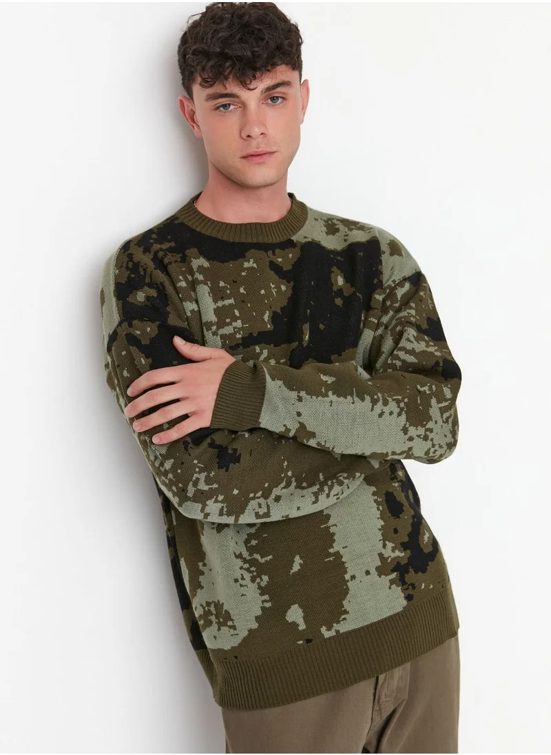 trendyol Jacquard Knitted Sweater