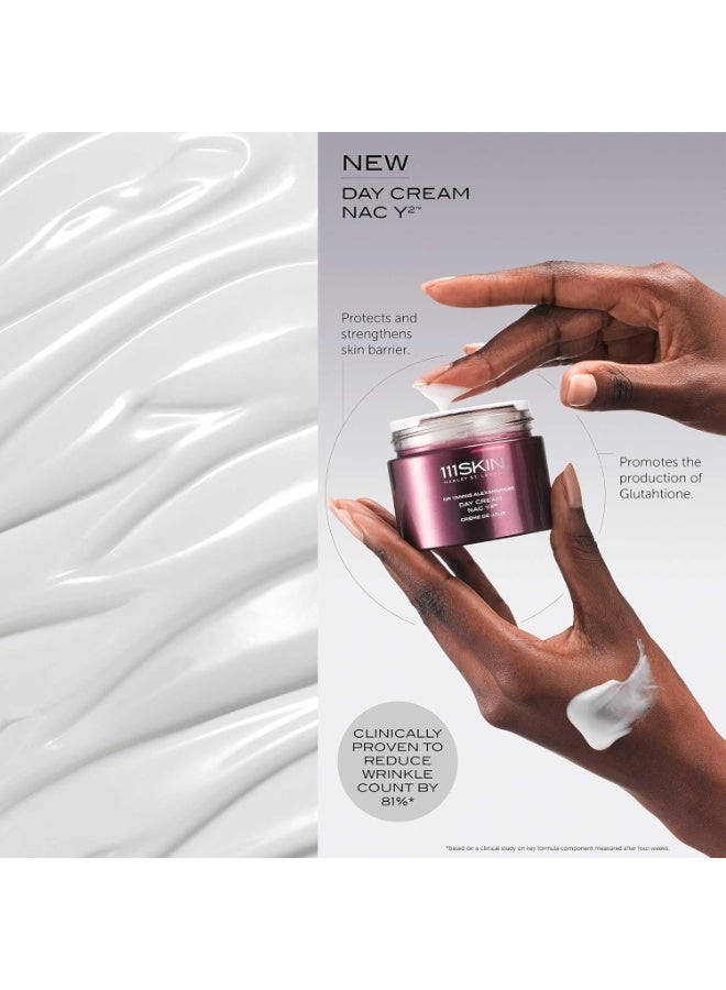 111SKIN Repair Day Cream Light NAC Y2 – Lightweight Hydrating Moisturizer with Hyaluronic Acid – Reduces Redness & Fine Lines – Firming Face Cream for Smooth, Radiant Skin, 1.69 fl oz - Image 3