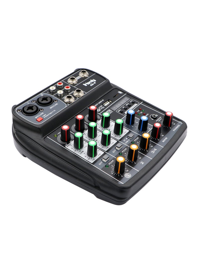 4 Channel Mixing Console - Black - Image 2