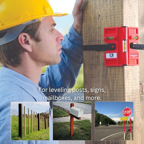 Kapro - 340 Postrite Post Level - Adjustable Folding Post Level - For Use on Posts and Pipes - Includes Strap and 3 Vials - Magnetic - Image 2