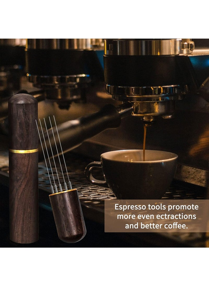 2 Pcs Espresso Distribution Tool, Espresso Stirrer Tool with Natural Wood Handle and Base, 6 Needles Espresso Coffee Stirrers Espresso Needle Distributor for Home Kitchen Cafe - pzsku/Z596486D251C5CE59DC35Z/45/_/1721101543/7ba25751-dab1-4c9f-a2a4-627d79aab716