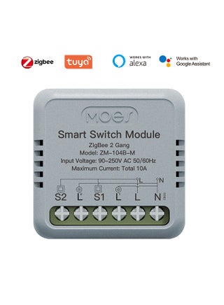 Tuya ZigBee Intelligent Switch Module Portable Home Automation DIY Breaker Timing Control Voice Control Switch Compatible with Google Home and  Alexa - pzsku/Z5964A0363629D6012034Z/45/_/1702971970/31389406-a7a7-430a-992a-70a78a7c5323