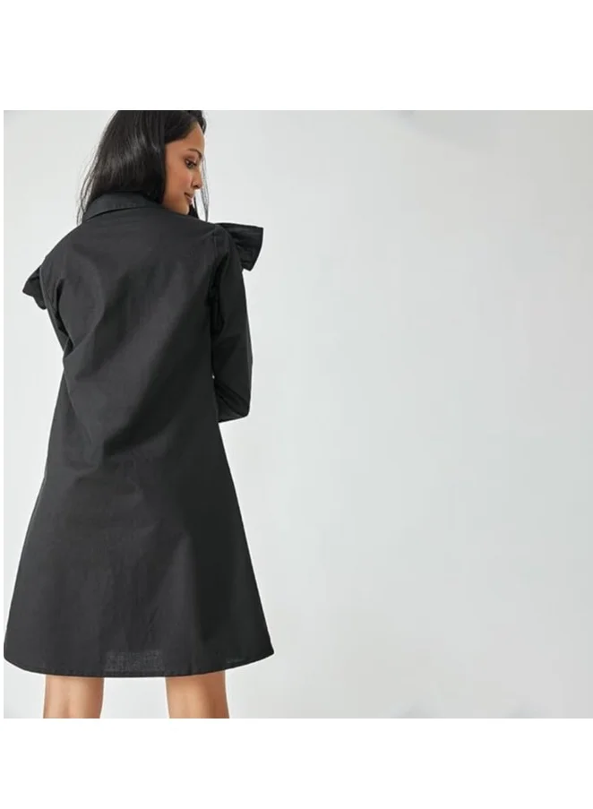 The Label Life Ruffle Full Sleeve Mini Dress