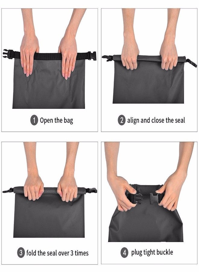 SpiderJuice Multipurpose 10 Litre Waterproof Dry Storage Bag Organizer Rucksack Bagpack for Outdoor Sports Swimming Rafting Kayaking Sailing Camping Adventure with Shoulder Strap (Single Piece) (Pink) - Image 4