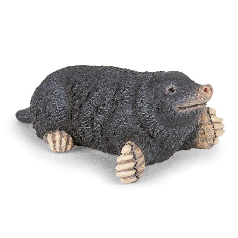 Papo - Mole Figurine - Garden Animal Toy for Kids Age 3+ - Hand Painted Underground Mammal Model - Realistic Small Wildlife Figure - Educational Nature Toy - 5.5 x 3.5 x 2 cm - 50265 - Image 1
