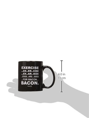 Funny Guy Mugs Eggs Are Sides For Bacon Ceramic Coffee Mug - 11oz - Ideal Funny Coffee Mug for Women and Men - Hilarious Novelty Coffee Cup with Witty Sayings - Image 3