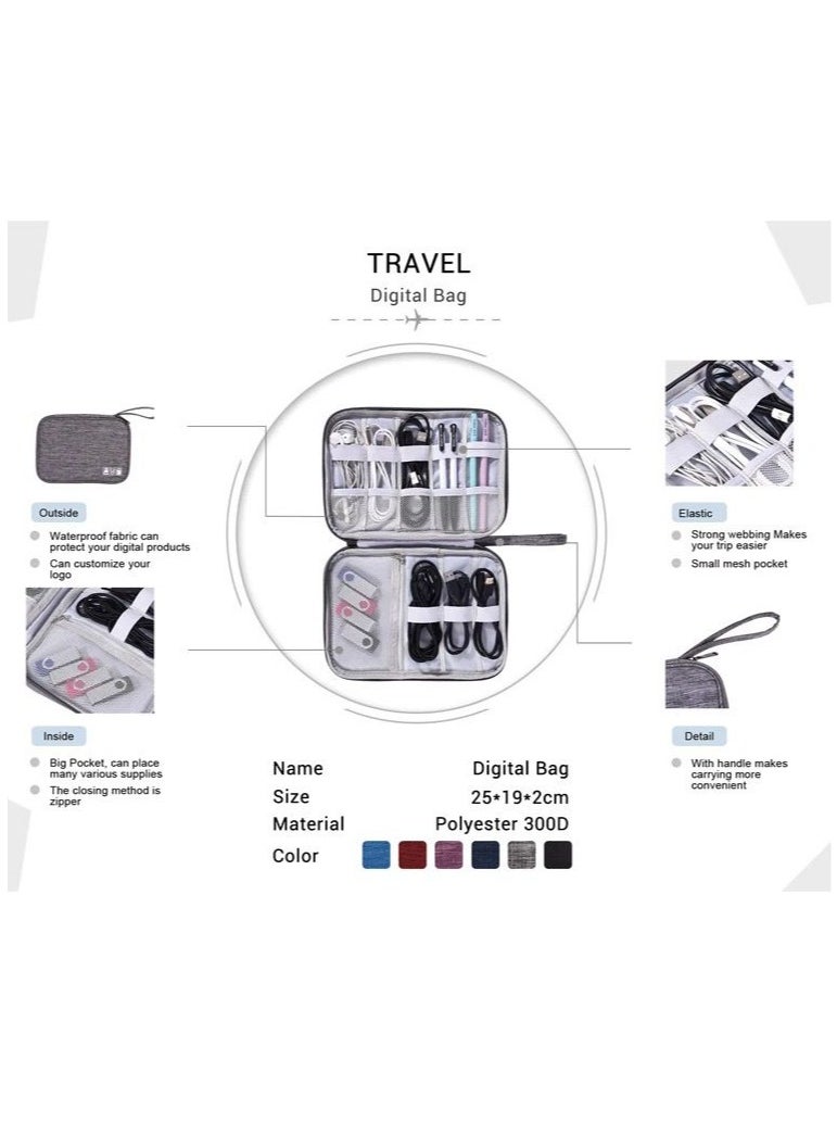 Generic - Travel Bag for Organizing Personal Belongings Black - Image 1