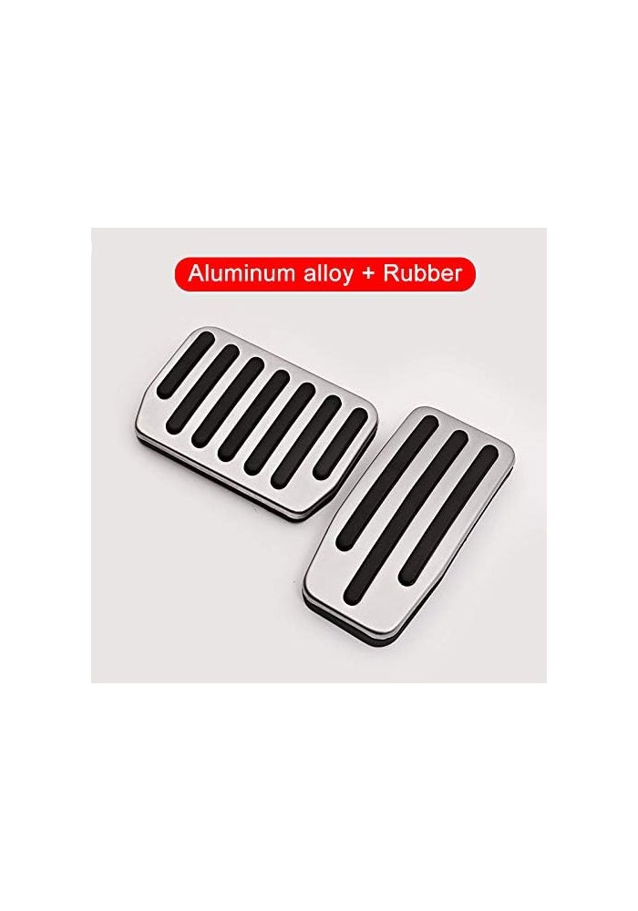 QASULER Aluminum Alloy Car Foot Pedal Covers for Tesla Model 3 - Image 4
