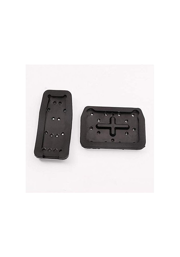 QASULER Aluminum Alloy Car Foot Pedal Covers for Tesla Model 3 - Image 2