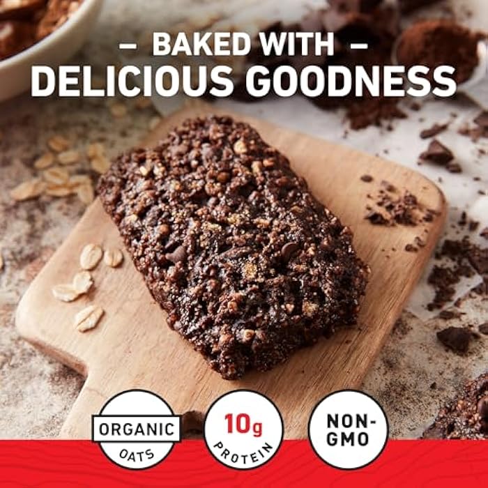 Clif Bar بار كليف - بار بروتين الطاقة - براوني الشوكولاتة - مصنوع من الشوفان العضوي - بار الطاقة - غير معدّل وراثياً - (1 قطعة) - Image 4