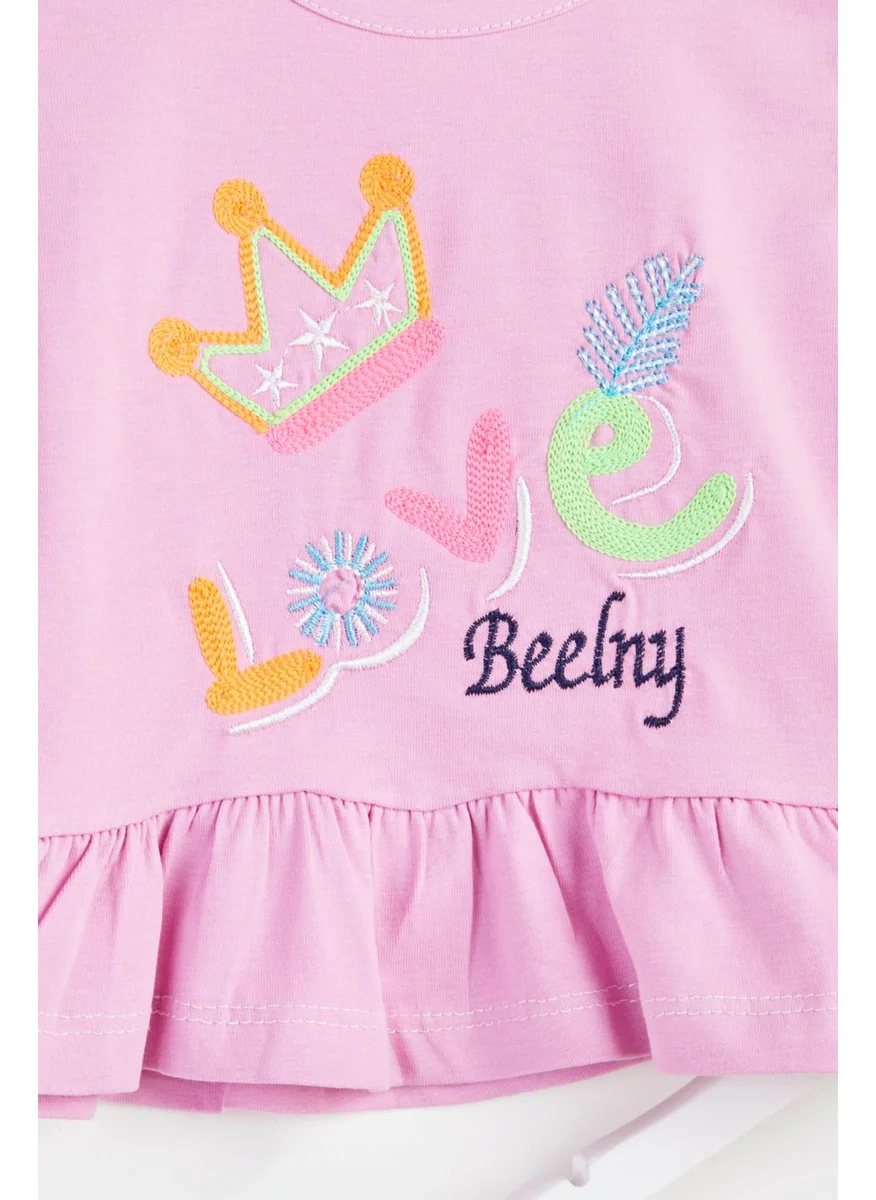 Tofisa Girl Pink Embroidered Set - 24290