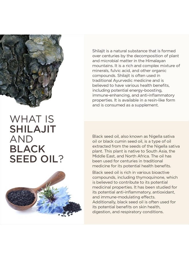 Sakoon nutrition Pure Shilajit Supplement Gummies with Black Seed Oil, High Potency Pure Himalayan Resin for Energy, Immune Support, and Cognitive Function, Lab Tested Chewables - Image 4