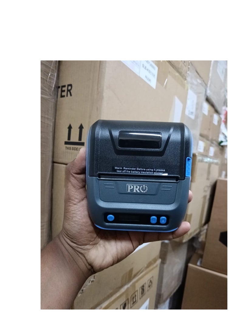 Terabyte - 80mm Receipt Printer Wireless BT Thermal Receipt Printer Mobile Bill Printer Compatible with Android/iOS/Windows System ESC/POS Print Command for Small Business Restaurant Retail PRINT BARCODE AND RECEDIPT ASLO - Image 1