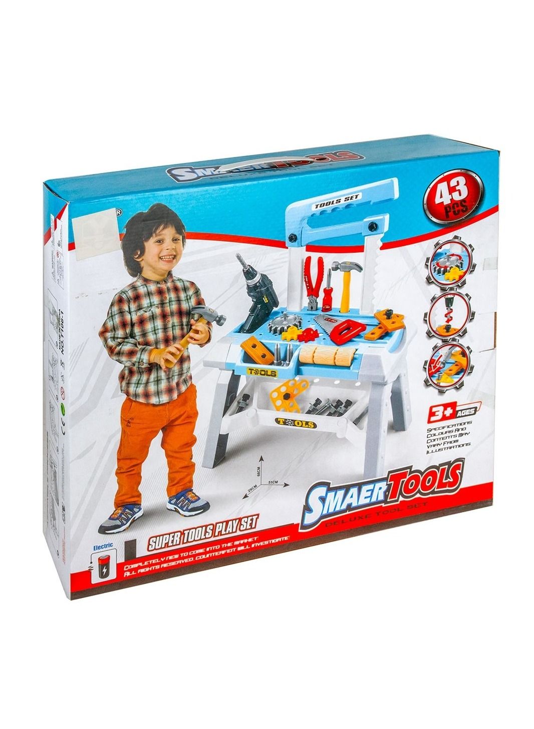 Smart Tools Deluxe tool Set 43 Pieces – 106-1