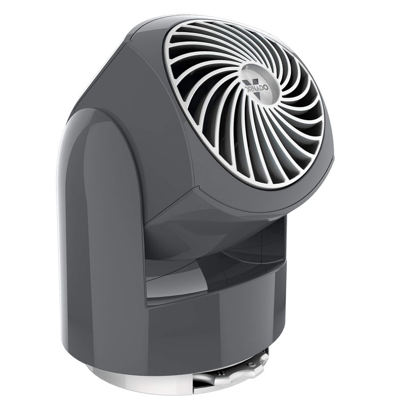 Vornado Vornado Flippi V6 Compact Air Circulator Fan Quiet Portable Travel Fan for Office or Bedroom Adjustable Head 2 Speeds Storm Gray 