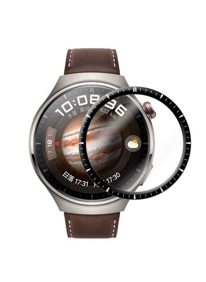 Screen Protector for Huawei Watch 4 Pro Scratch Resistant 3D Total Coverage Bubble Free Pet HD Flexible Transparent Screen Protector Film - Image 2