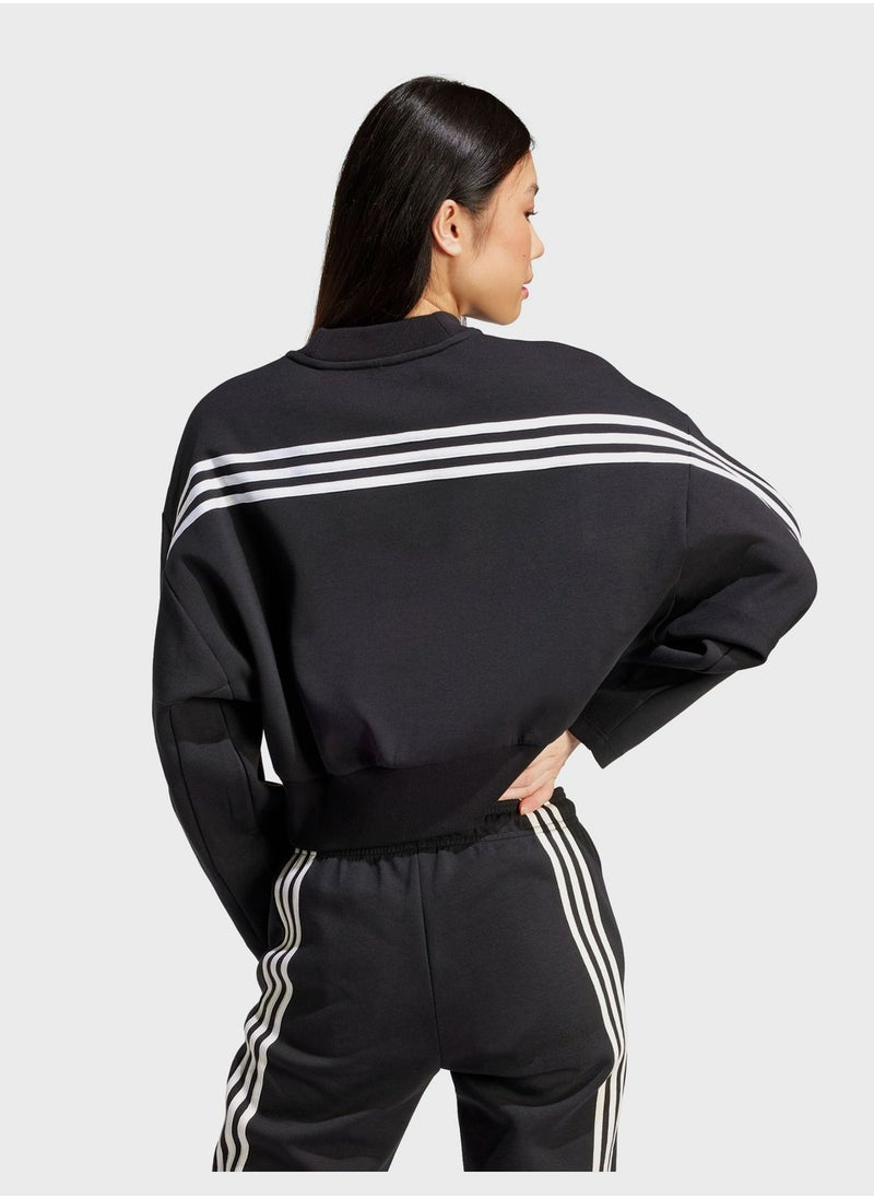 Adidas - 3 Stripes Future Icon Sweatshirt - Image 1