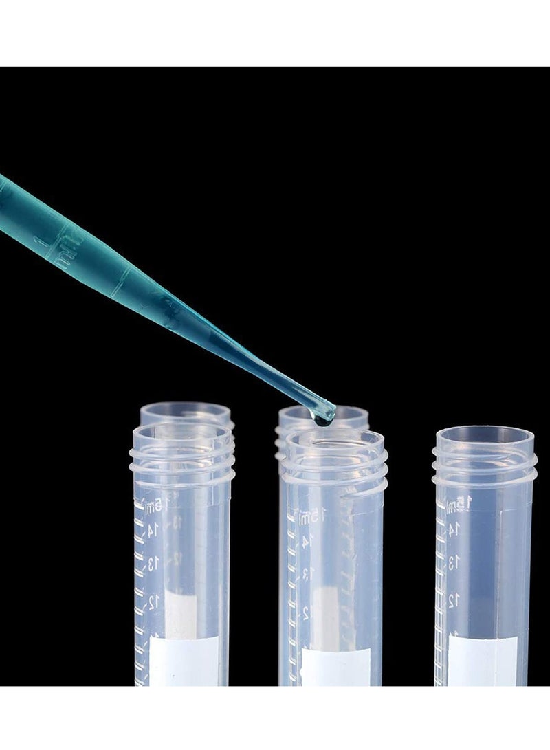 100PCS 3ML ماصات، ماصة باستورDisposable، قطارة، ماصات سائلة بلاستيكية للزيوت الأساسية، متدرجة، توزيع، قياس، سقي، فاصل 0.5 مل، واضحة  - Image 4