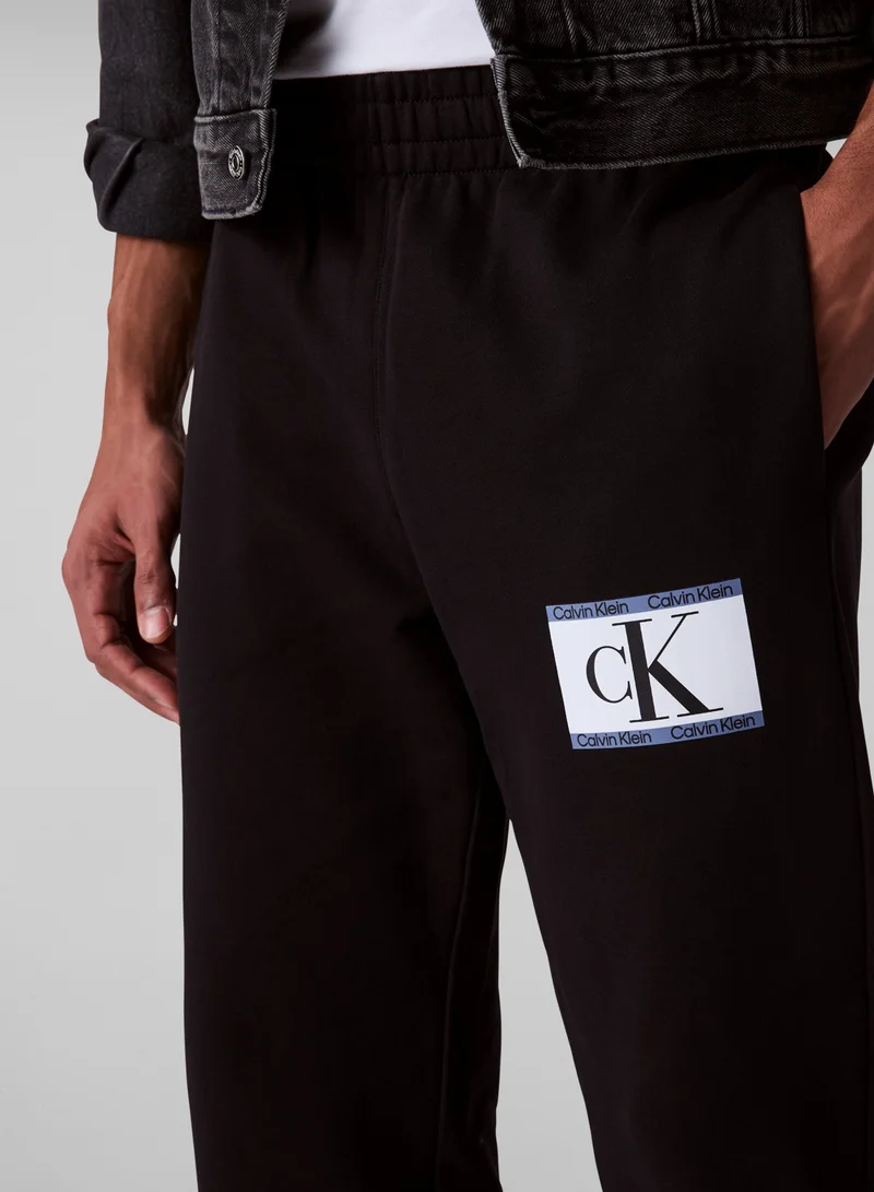 CALVIN KLEIN Graphic Terry Joggers