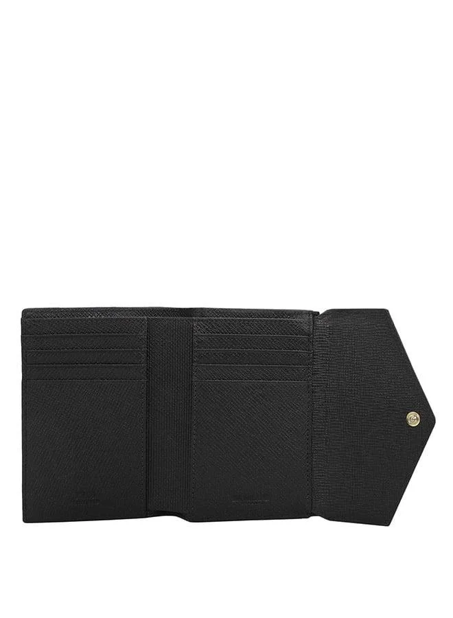 Da Milano  Genuine Leather Black Ladies Wallet for Women | Best Price UAE
