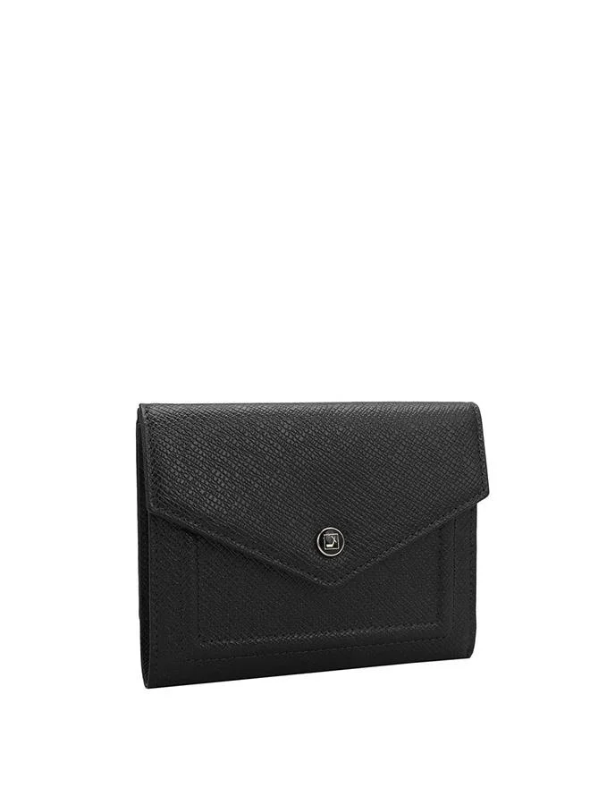 Da Milano  Genuine Leather Black Ladies Wallet for Women | Best Price UAE
