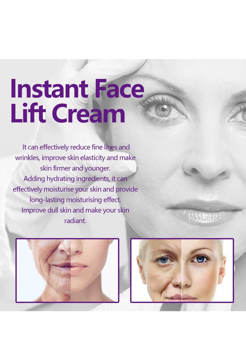Hoygi - Instant Face Lift Cream, Face Tightening and Lifting, Anti Aging Face Lift Moisturizer Wrinkle Serum, Skin Tightening Cream with Hyaluronic Acid, for Women (30ml) - Image 1