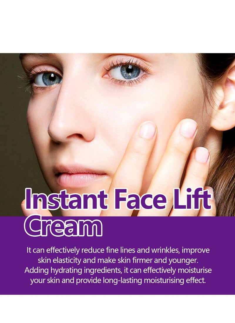 Hoygi - Instant Face Lift Cream, Face Tightening and Lifting, Anti Aging Face Lift Moisturizer Wrinkle Serum, Skin Tightening Cream with Hyaluronic Acid, for Women (30ml) - Image 1