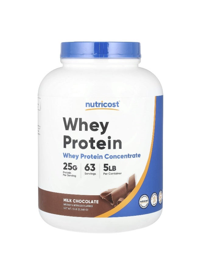 Nutricost Nutricost, Whey Protein Concentrate, Milk Chocolate, 5 lb (2,268 g)  - Image 1