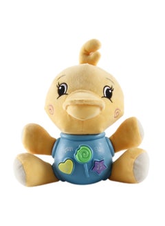 Generic Children's Plush Doll Sound And Light Singing Elephant Fox Duck Doll Cute Fun Small Animal Early Education Soothing Toy-Color:MF007691  - Image 5