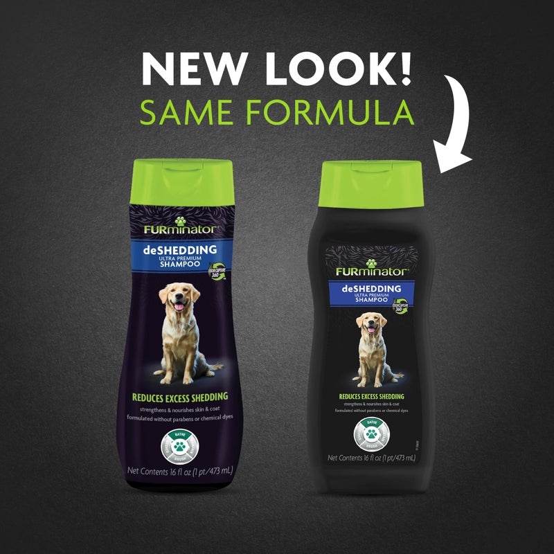 FURminator Ultra Premium deShedding Shampoo for Dogs Helps Reduce Excess Shedding, 16 oz - Image 2