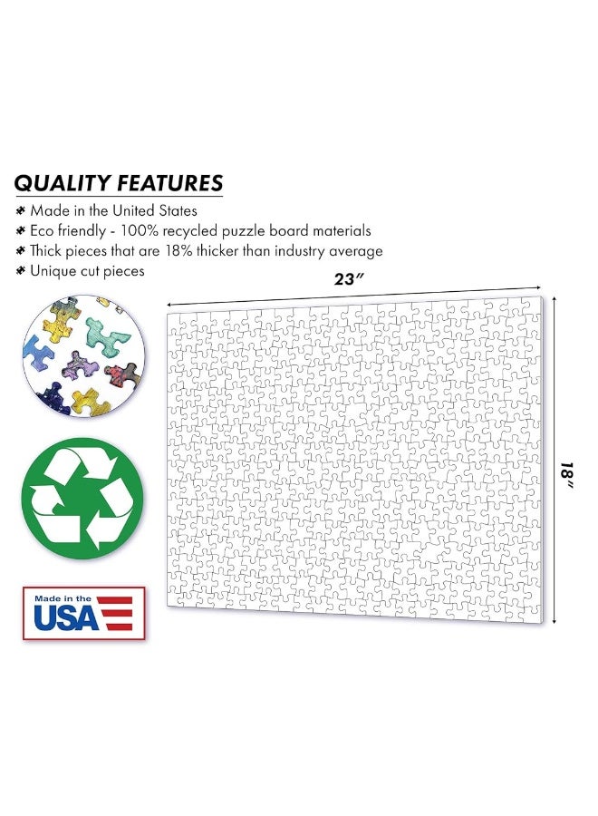 Springbok Puzzle to Remember - Alzheimer & Dementia Activity - 60 Piece Jigsaw Puzzle Spring Lantern - Made in USA - Image 1
