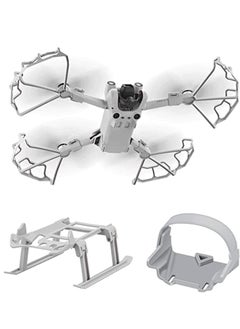 Generic 3-in-1 Propeller Guard Holder Strap Drone Landing Gear for DJI Mini 3 Pro RC Accessories Protect in Good  - Image 1
