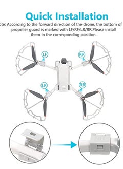 Generic 3-in-1 Propeller Guard Holder Strap Drone Landing Gear for DJI Mini 3 Pro RC Accessories Protect in Good  - Image 2