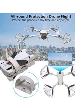 Generic 3-in-1 Propeller Guard Holder Strap Drone Landing Gear for DJI Mini 3 Pro RC Accessories Protect in Good  - Image 3
