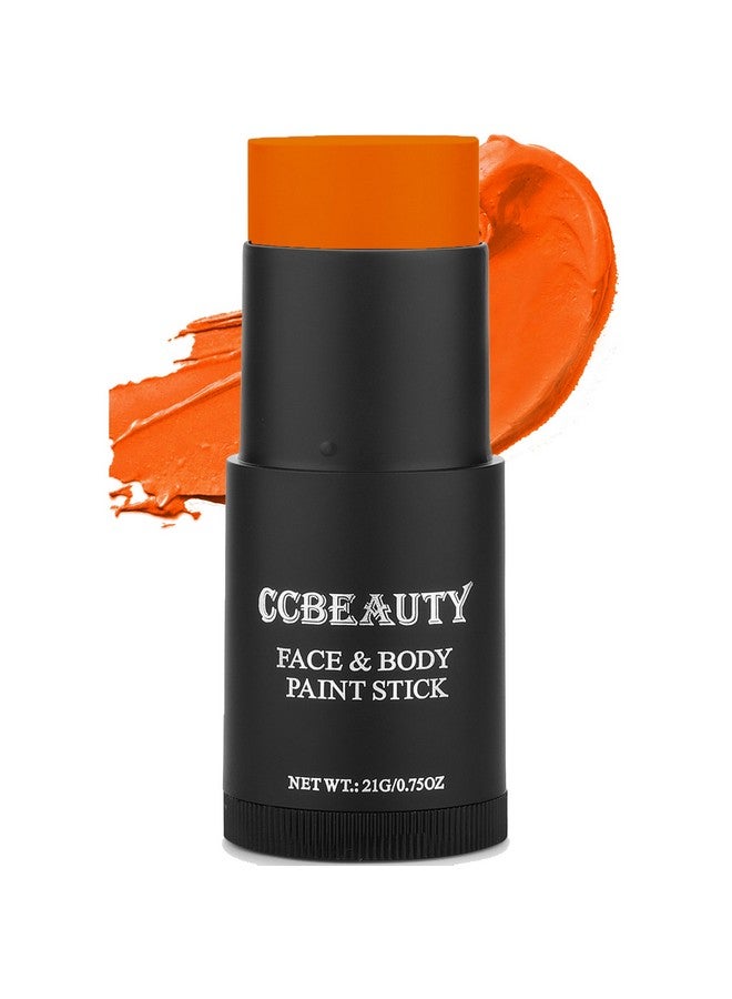 CCbeauty Neon Uv Orange Eye Black Face Body Paint Stick Oil Eyeblack Halloween Face Painting Kit Glow In The Black Lights Makeupcream Facepaints Hypoallergenic For Cosplay Costume Parites Supplies - Image 1