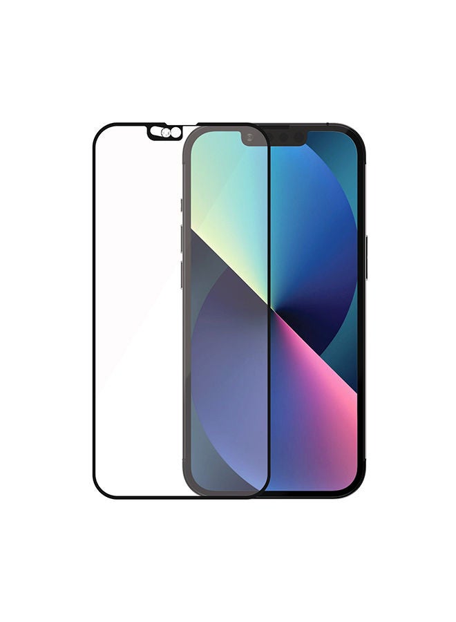 NIBEMINENT Swarovski Cam Slider Frame Screen Protector for iPhone 13/13 Pro Clear - Image 1