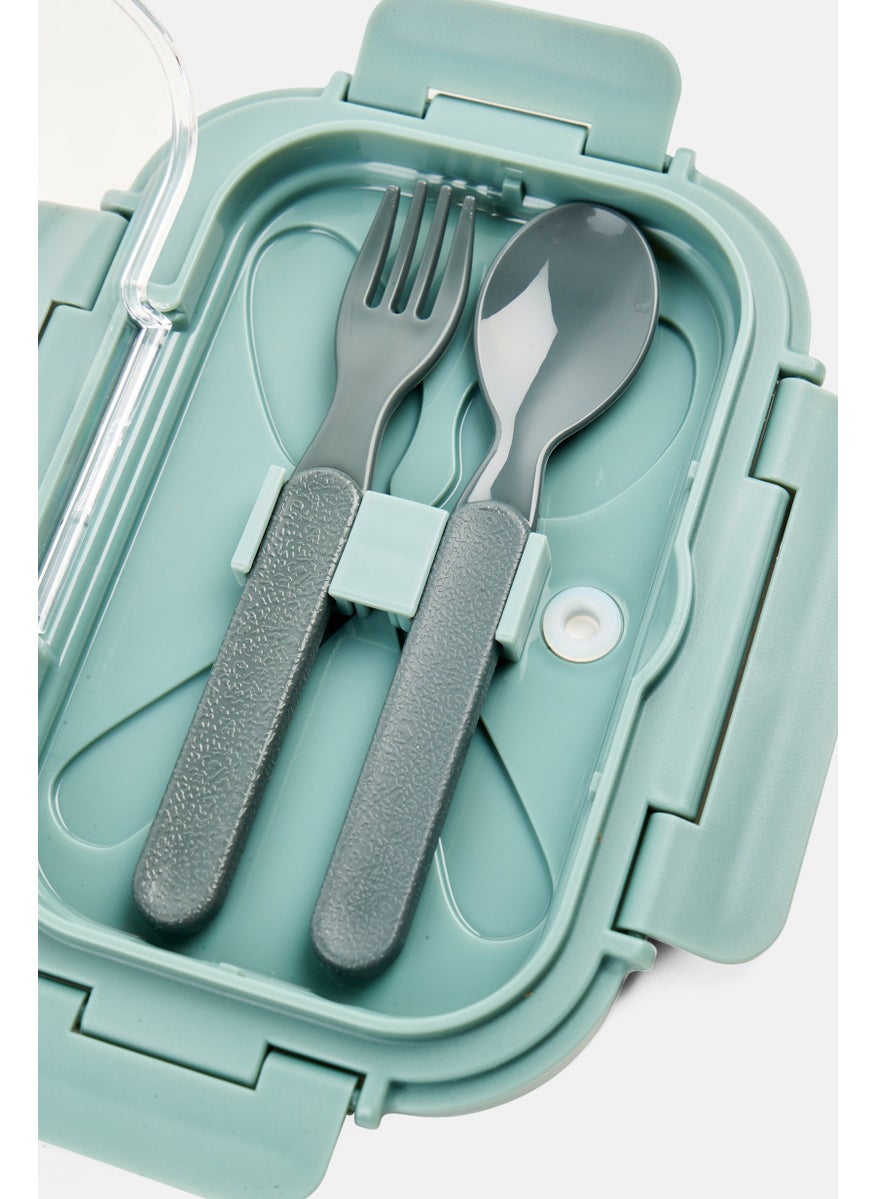 YOTO Glass Container With Plastc Cutlery, 640 ml  - Image 2