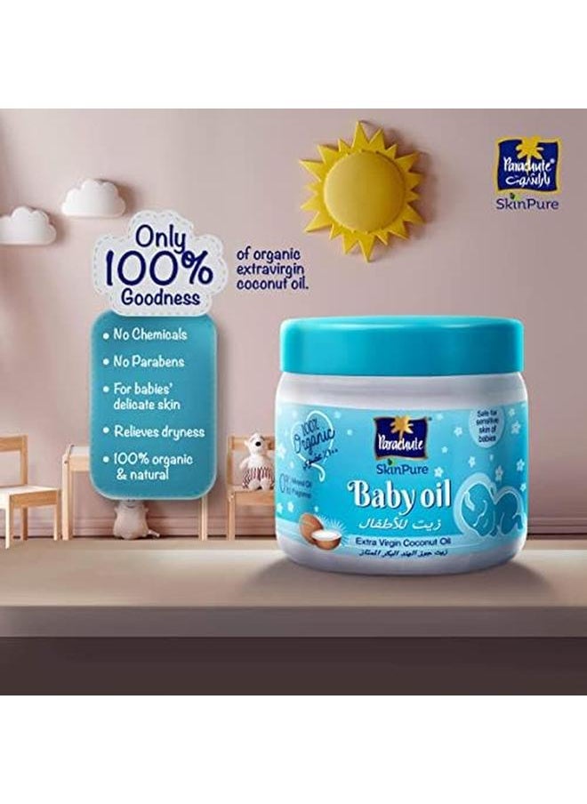 Parachute - Skin Pure Baby Oil Extra Virgin Coconut Oil 250 Ml - Image 1