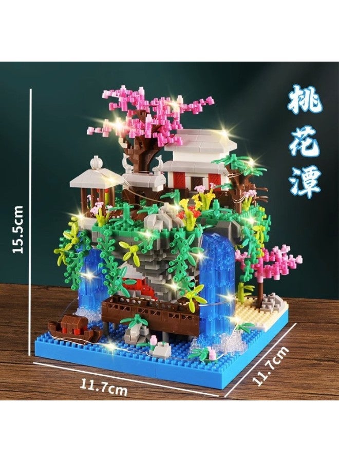 Dream High Compatible With Lego Mini Guanghan Palace Building Blocks Assembling Educational Toys Micro-particle Building Model Creative Birthday Gift - Image 1