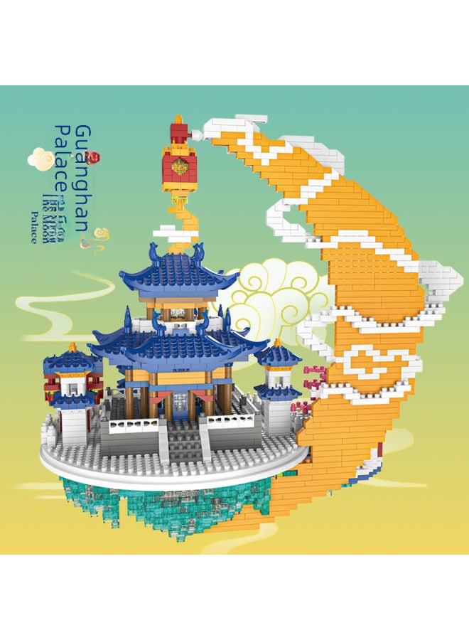 Dream High Compatible With Lego Mini Guanghan Palace Building Blocks Assembling Educational Toys Micro-particle Building Model Creative Birthday Gift - Image 3