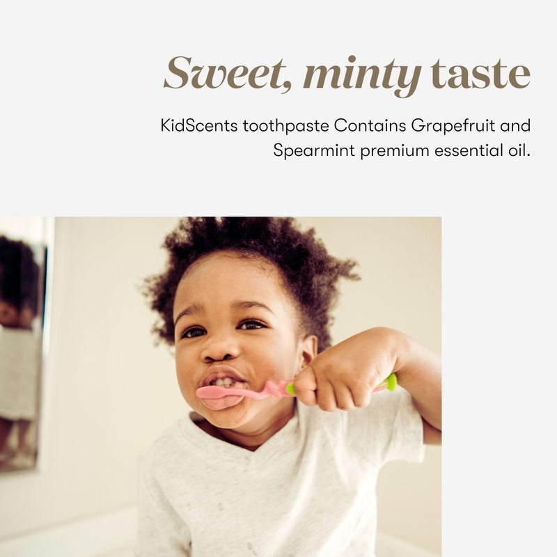 Young Living KidScents Slique Toothpaste by  - 4 oz Tube - Gentle Dental Care for Kids - Premium Essential Oils - Citrus-Mint Flavor - Fights Plaque Removes Buildup and Stains - Fluoride and SLS Free - Image 3