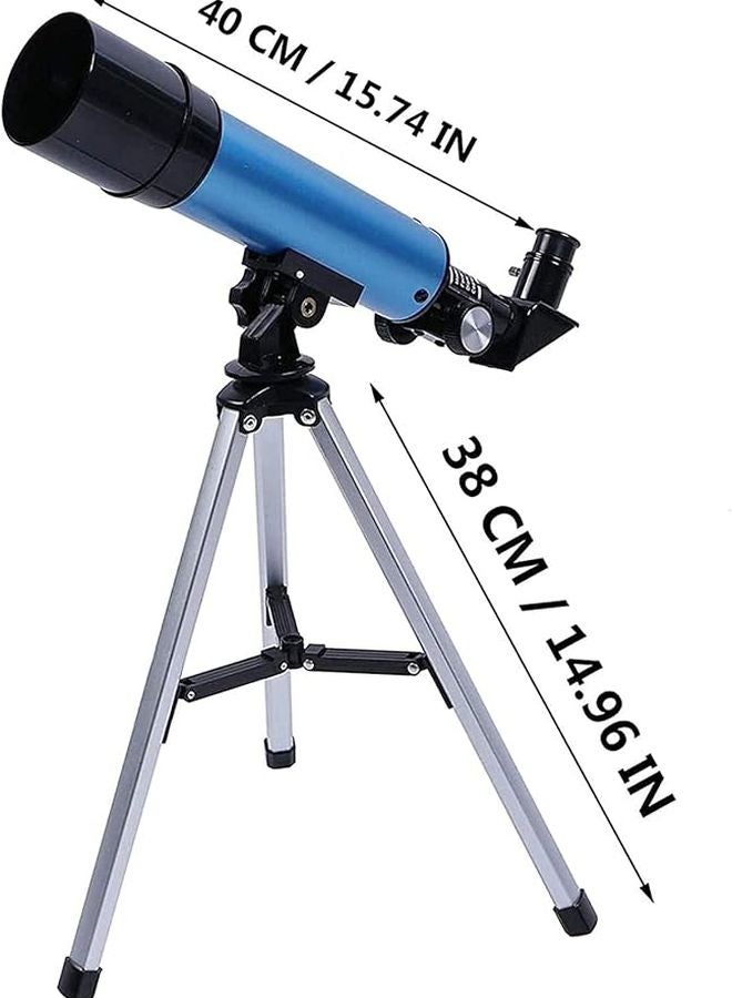 50mm Aperture Monocular Telescope For Astronomy Beginners With Two Eyepieces And Adjustable Tripod - Image 3