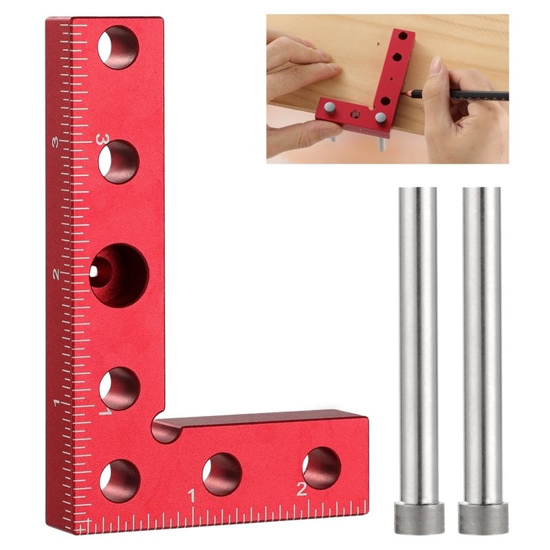 Aluminum Alloy Woodworking Center Finder Tool With Clear Marking Scales - Image 1