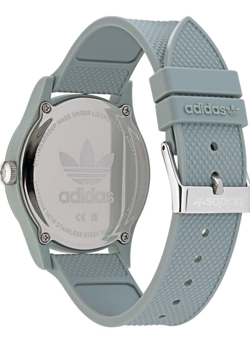 Adidas Adidas Watch Bio Resin Grey/Green Strap  - Image 3