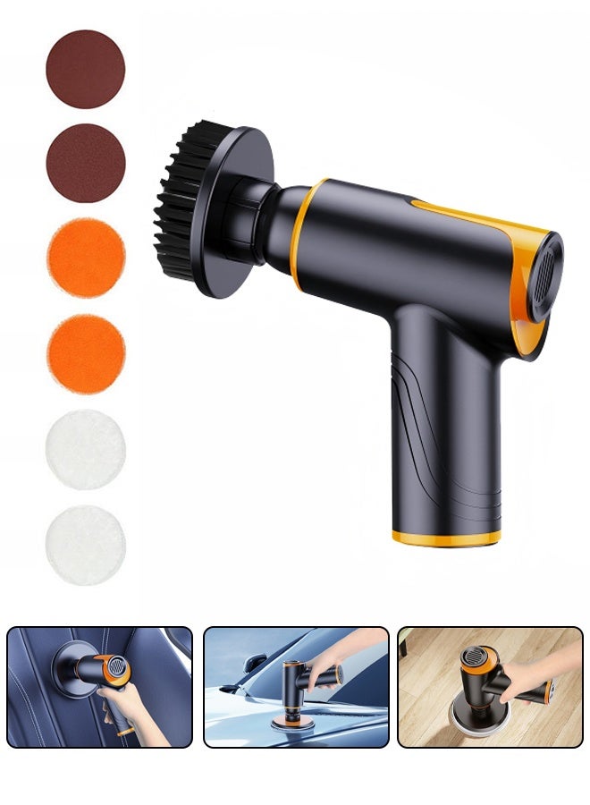 DUNISO Buffer Polisher, Variable Speed Drilling Polishing Kit, Multifunctional Polishing Machine, Grinding Dust Collector，Two Levels Can Be Adjusted, Equipped With Sponge Discs，Suitable for Polishing Cars, Furniture, Floors, Stones - Image 1