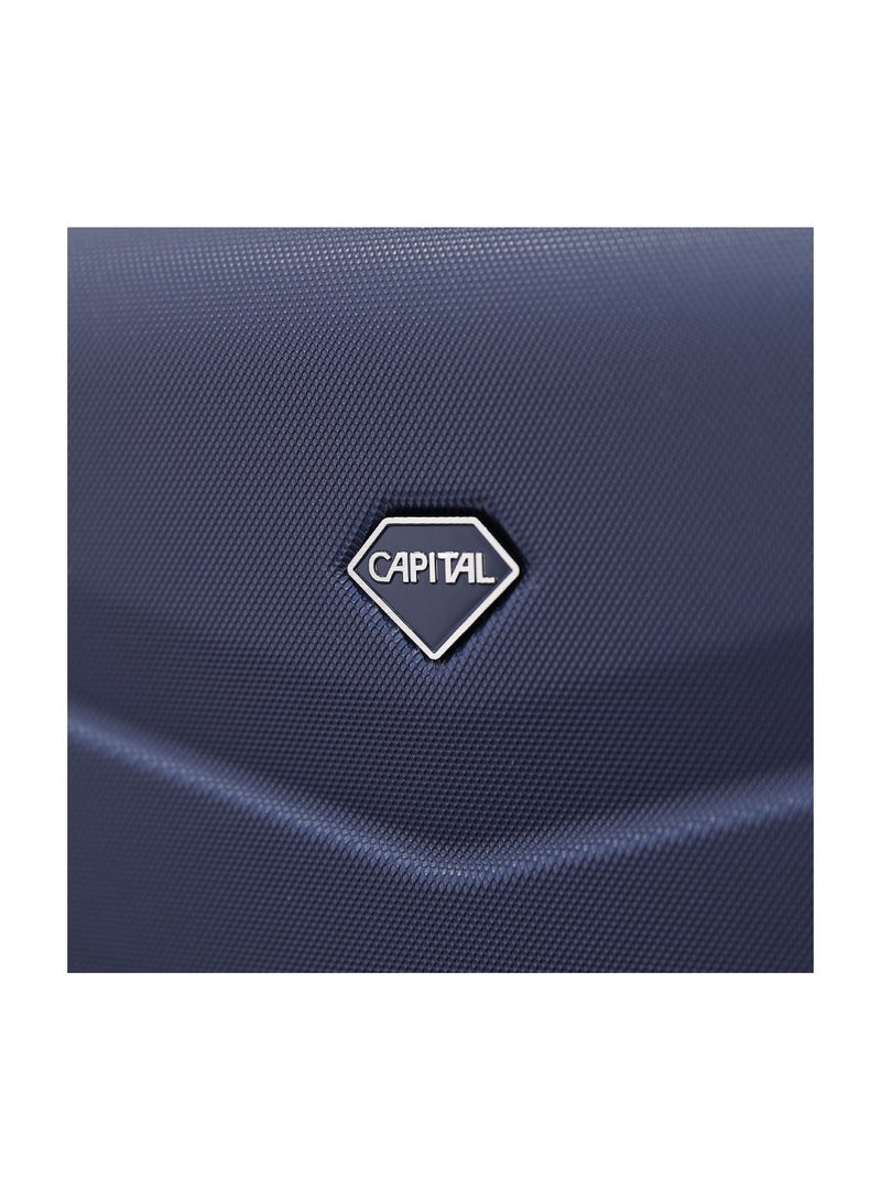 CAPITAL Hardside Luggage Trolley Bag 3-Piece set,Blue (S-20",M-24",L-28") - Image 4
