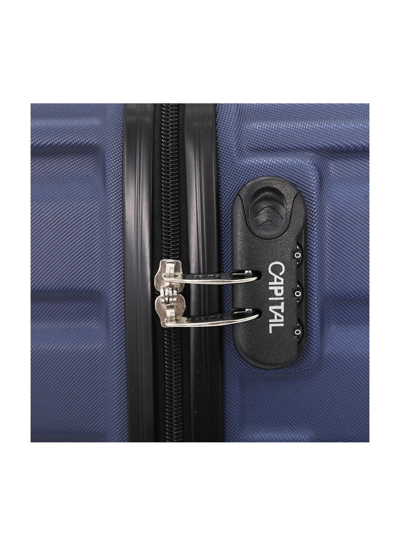 CAPITAL Hardside Luggage Trolley Bag 3-Piece set,Blue (S-20",M-24",L-28") - Image 5
