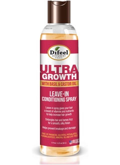 difeel Ultra Growth Basil & Castor Hair Oil Leave-In Conditioning Spray 180Ml  - Image 1
