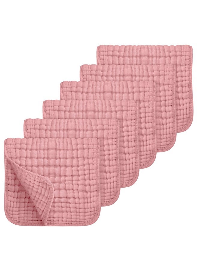 لوكسي مناديل تجشؤ من Looxii مصنوعة من قماش موسلين قطني 100%، مقاس كبير 20×10 بوصة، ناعمة للغاية وعالية الامتصاص، عبوة من 6 قطع من قماش تجشؤ الأطفال (معجون الفاصوليا) - Image 1